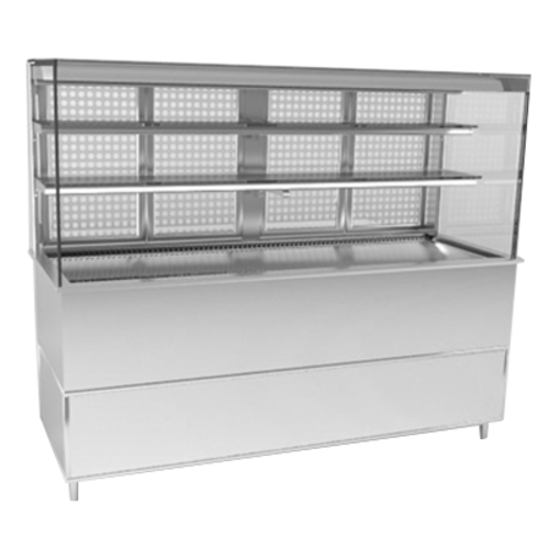 RPI VIAS5-27-R-SQ-SC-INS 69 7/8" Refrigerated Display Case