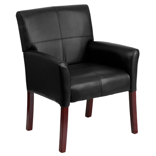 Flash Furniture BT-353-BK-LEA-GG 26 1/2" Dining Chair