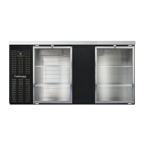 Continental Refrigerator BB69SNGD 69" Solid Door Back Bar Cooler