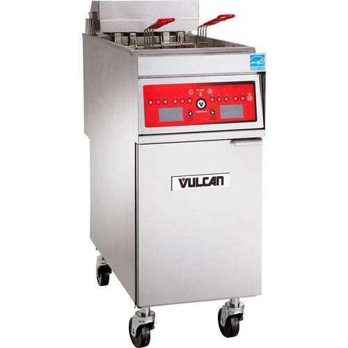 Vulcan 1ER85D 21" 85 lb Electric Floor Fryer
