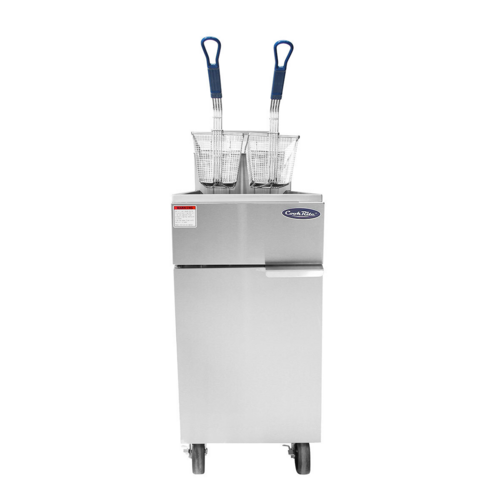 Atosa ATFS-35ES-NG 15 5/8" 35 lb Gas Floor Fryer