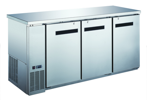 Entree EBB72-24SX 72 3/4" Solid Door Back Bar Cooler