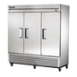 True T-72-HC 78 1/8" 3 Section Solid Door Reach-In Refrigerator