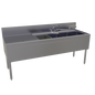Glastender FSB-72R-S 72" Underbar Sink