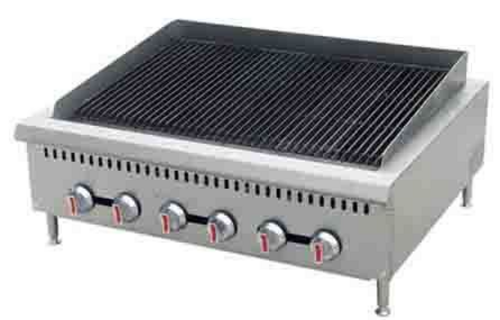Entree EGCB36LR-N/P 52" Gas Countertop Charbroiler