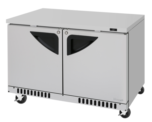 Turbo Air TUR-48SD-FB-N 48 1/4" Solid Door Undercounter Refrigerator