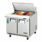 Everest EPBSR2 35 5/8" 2 Doors 12 Pan Mega Top Sandwich / Salad Prep Table