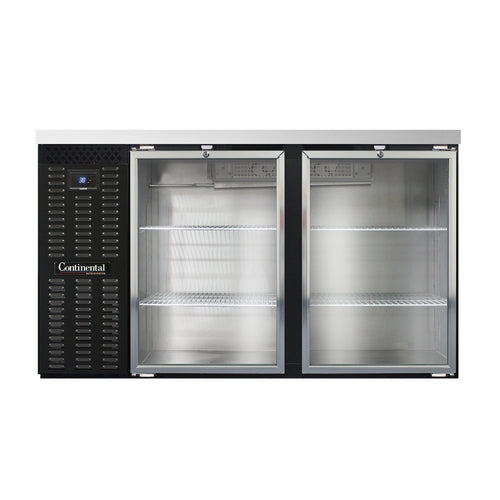 Continental Refrigerator BB59SNGD 59" Solid Door Back Bar Cooler