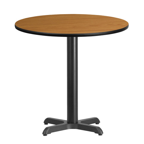 Flash Furniture XU-RD-30-NATTB-T2222-GG Dining Table