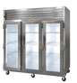 Traulsen G32010M 76 1/4" 3 Section Glass Door Reach-In Refrigerator