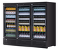 Turbo Air TJMR-85SDW(B)-N 97 1/2" 3 Section Refrigerated Merchandiser