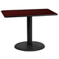 Flash Furniture XU-MAHTB-2442-TR24-GG Dining Table