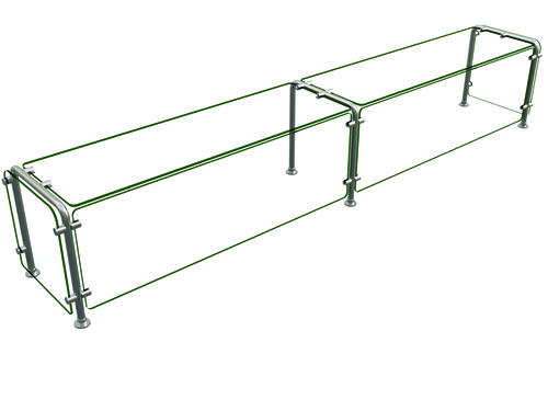 Hatco ED20-09615 96" Sneeze Guard