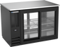 Beverage-Air BB48HC-GS-PT-B 48" Glass Door Back Bar Cooler