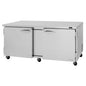 Turbo Air PUR-72-N 72 5/8" Solid Door Undercounter Refrigerator