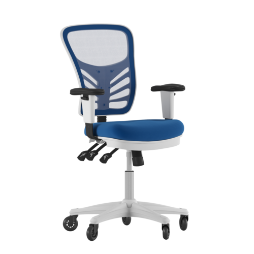 Flash Furniture HL-0001-WH-BLUE-RLB-GG 25 1/2" Dining Chair