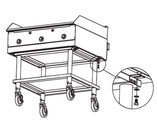 Southbend HDCS-60 60" Equipment Stand