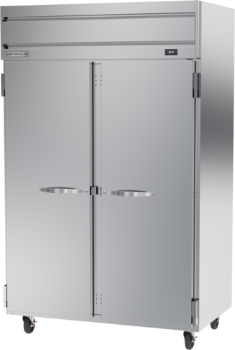 Beverage-Air HRPS2HC-1S 52" 2 Section Solid Door Reach-In Refrigerator