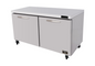 Axis KUCR-60-2 63" Solid Door Undercounter Refrigerator