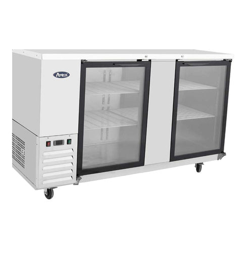 Atosa SBB69GGRAUS1 68" Glass Door Back Bar Cooler