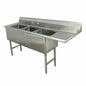 Advance Tabco FC-3-2424-24R 98 1/2" Compartment Sink