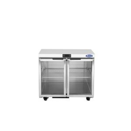 Atosa AUR36GD 39" Glass Door Undercounter Refrigerator