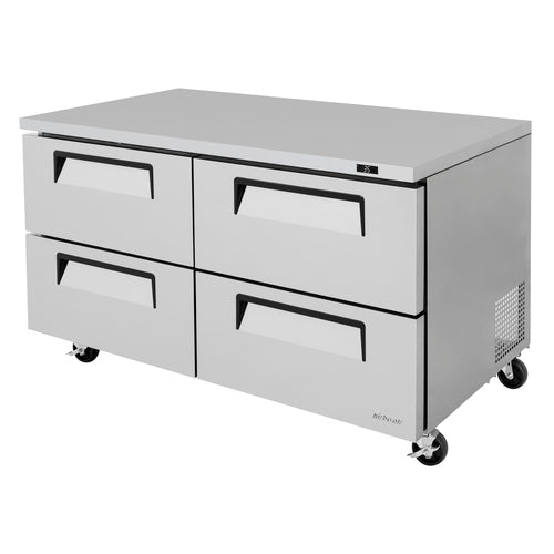Turbo Air TUR-60SD-D4-N 60 1/4" Undercounter Refrigerator