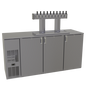 Glastender C1FB72-DD 72" Draft Beer Cooler