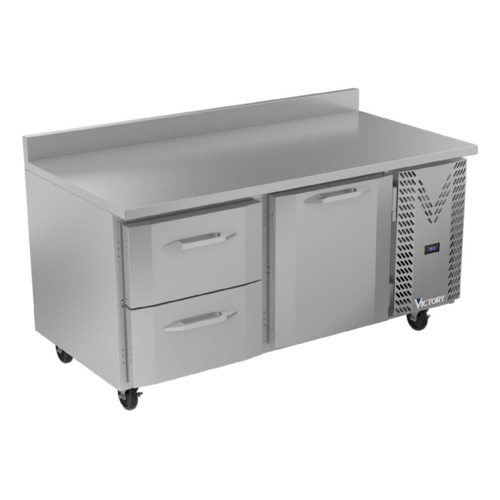 Victory VWRD67HC-2 67 1/8" Worktop Refrigerator