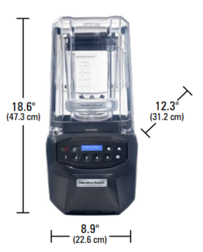 Hamilton Beach HBH855 8 7/8" Blender