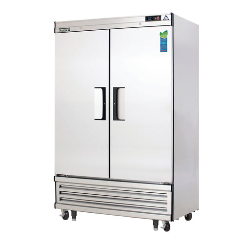 Everest EBSR2 49 5/8" 2 Section Solid Door Reach-In Refrigerator