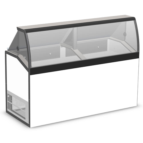 Master-Bilt DD-66LCG 69 1/4" Ice Cream Dipping Cabinet