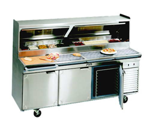 La Rosa 2586-PTB 86" Pizza Prep Table