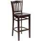 Flash Furniture XU-DGW0008BARVRT-WAL-GG 16 3/4" Barstool