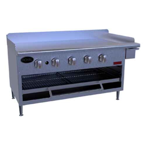 Royal Range GB-48 52" Griddle on Overfire Broiler