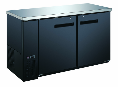 Entree EBB60-24X 60 3/4" Solid Door Back Bar Cooler