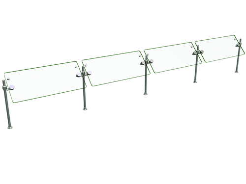 Hatco ORBIT360-132 132" Sneeze Guard