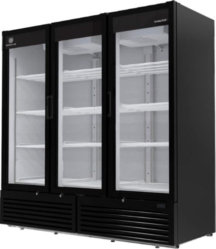 Beverage-Air MT72-1B 78 3/4" 3 Section Refrigerated Merchandiser