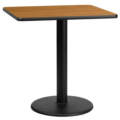Flash Furniture XU-NATTB-3030-TR18-GG Dining Table