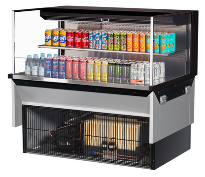 Turbo Air TOM-48L-UF-W(B)-2SI-N 47 7/8" Refrigerated Display Case