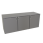 Glastender C1RL72 72" Solid Door Back Bar Cooler