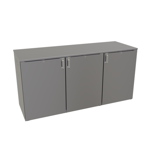 Glastender CP1RB72 72" Solid Door Back Bar Cooler