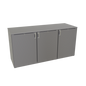 Glastender CP1RB72 72" Solid Door Back Bar Cooler