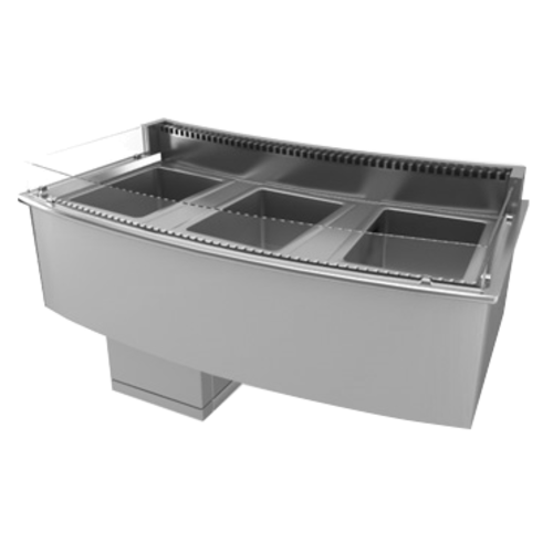 RPI VIAP3-0-R-CV-SC-AT 55 1/4" Drop-In Food Well