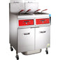 Vulcan 4VK85CF 84" (4) 85 lb Gas Fryer Battery