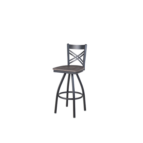 BFM Seating 2130SRCR-SB 17 1/4" Barstool