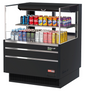 Turbo Air TOM-36L-UFD-W(B)-2S-N 34 3/4" Open Air Merchandiser