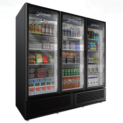 Omcan 41220 78 3/4" 3 Section Refrigerated Merchandiser