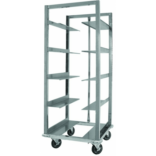 GSW ASR-2426W 24 1/4" Mobile Oval Tray Storage Rack