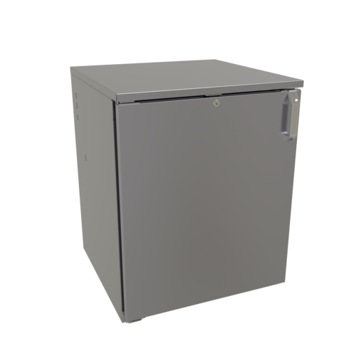 Glastender C1RL24 24" Solid Door Back Bar Cooler
